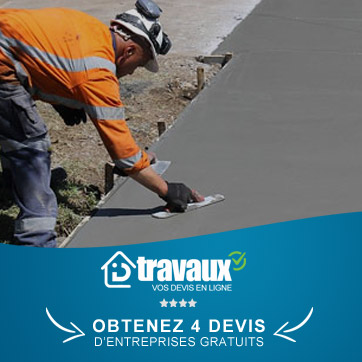 Dalle et chape béton